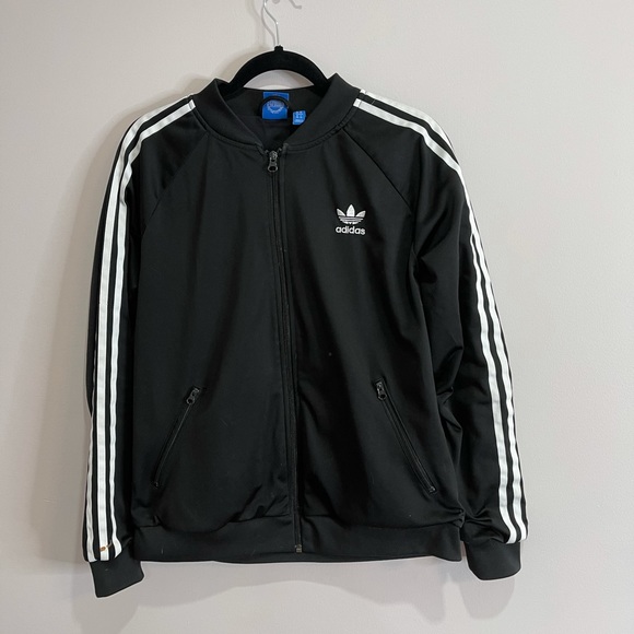 Black Adidas Track Jacket - Picture 1 of 3